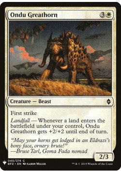 Ondu Greathorn