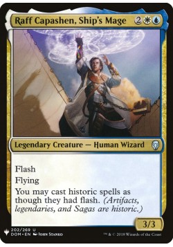 Raff Capashen, Ship's Mage