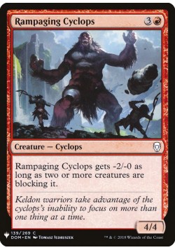Rampaging Cyclops