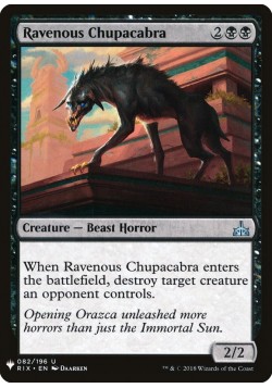 Ravenous Chupacabra