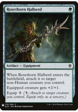 Rosethorn Halberd