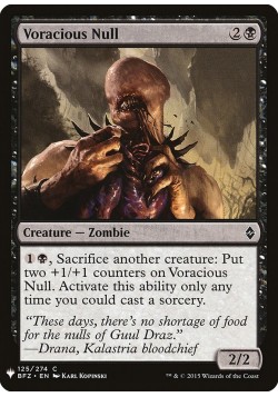Voracious Null