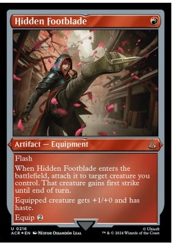 Hidden Footblade