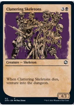 Clattering Skeletons