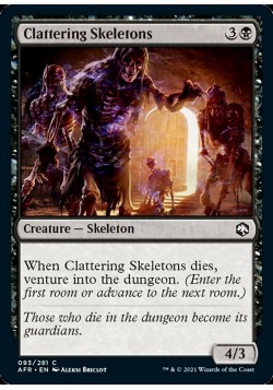 Clattering Skeletons