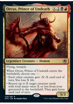 Orcus, Prince of Undeath