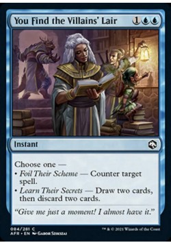 You Find the Villains' Lair