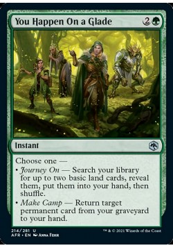 You Happen On a Glade
