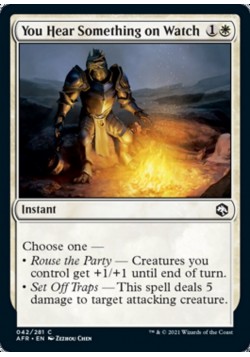 You Hear Something on Watch