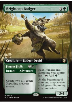 Brightcap Badger // Fungus Frolic