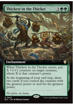 Thickest in the Thicket