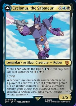 Cyclonus, the Saboteur // Cyclonus, Cybertronian Fighter