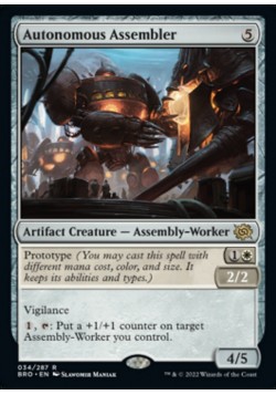Autonomous Assembler