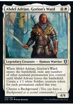 Abdel Adrian, Gorion's Ward