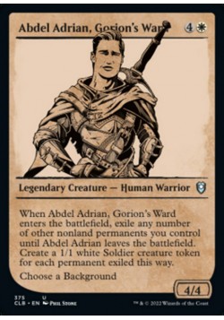 Abdel Adrian, Gorion's Ward