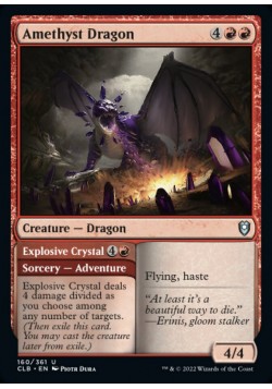 Amethyst Dragon // Explosive Crystal
