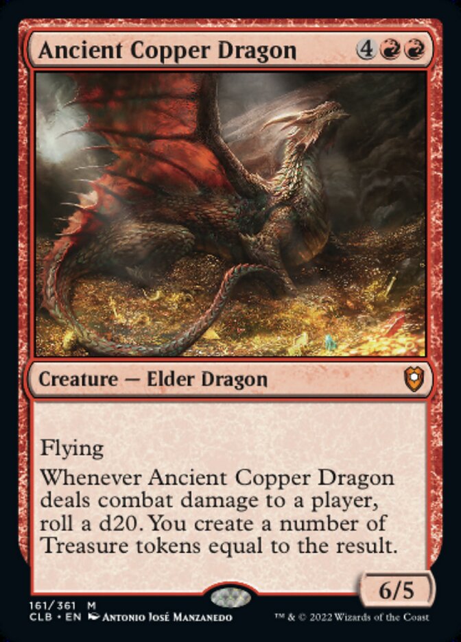 Ancient Copper Dragon161 MTG Commander Legends Battle for Baldur