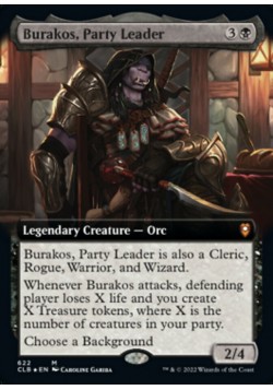 Burakos, Party Leader