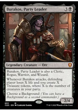 Burakos, Party Leader