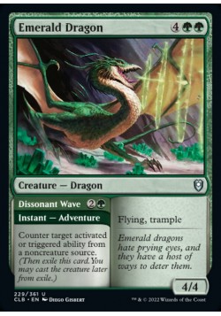 Emerald Dragon // Dissonant Wave