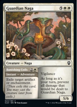 Guardian Naga // Banishing Coils