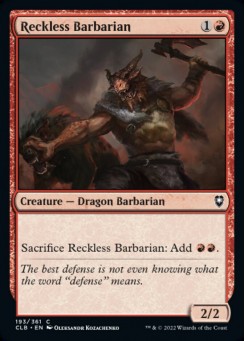 Reckless Barbarian