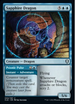 Sapphire Dragon // Psionic Pulse