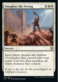 Slaughter the Strong