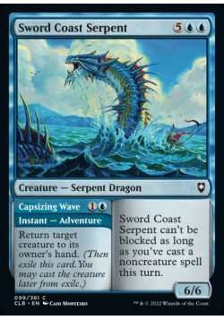 Sword Coast Serpent // Capsizing Wave