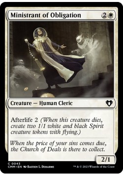 Ministrant of Obligation