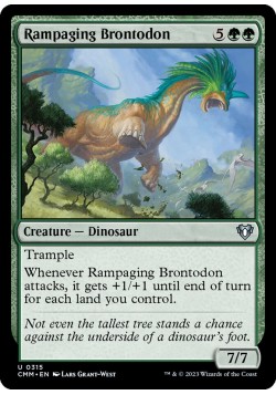 Rampaging Brontodon