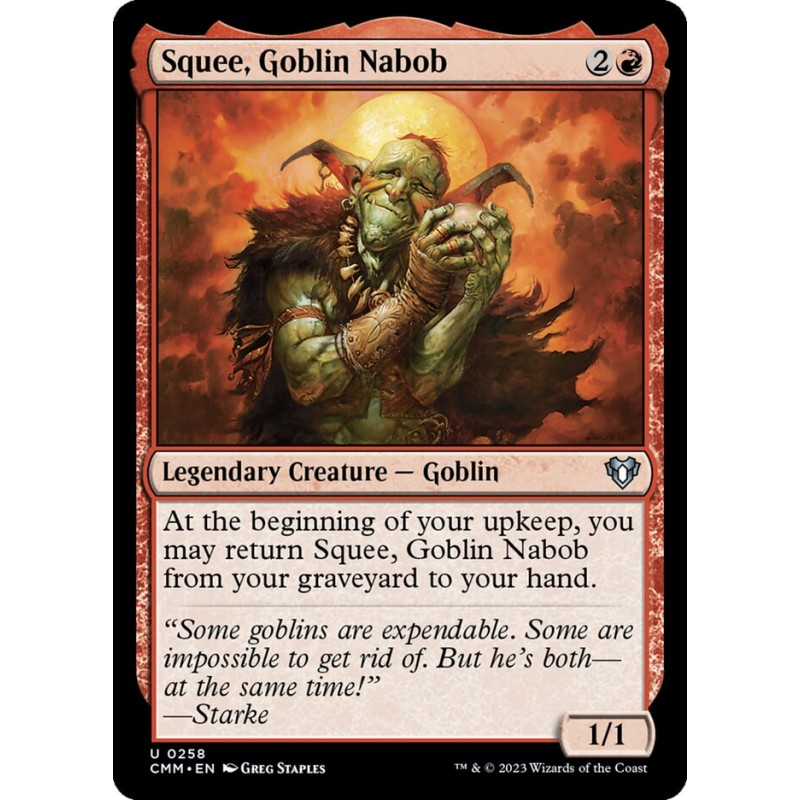 『foil』Squee Goblin Nabob Squee, Goblin Nabob-258 | MTG Foil | Commander Masters