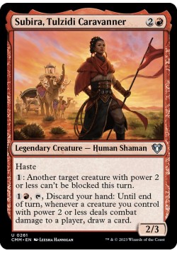 Subira, Tulzidi Caravanner