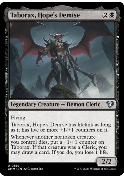 Taborax, Hope's Demise