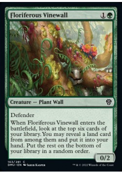 Floriferous Vinewall