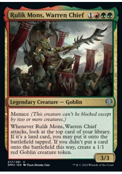 Rulik Mons, Warren Chief