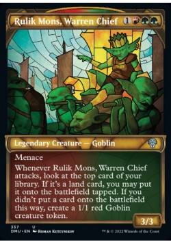 Rulik Mons, Warren Chief