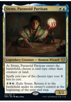 Stenn, Paranoid Partisan