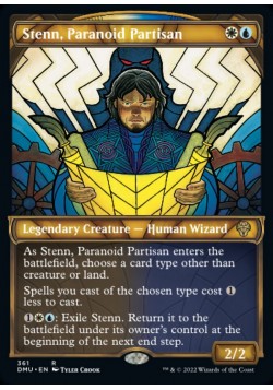 Stenn, Paranoid Partisan