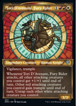 Tori D'Avenant, Fury Rider