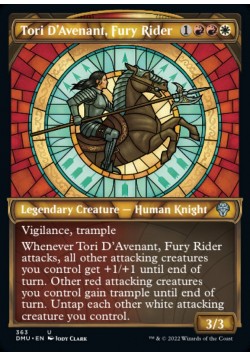 Tori D'Avenant, Fury Rider