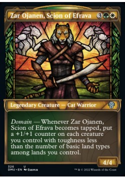 Zar Ojanen, Scion of Efrava