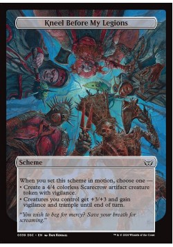 Kneel Before My Legions