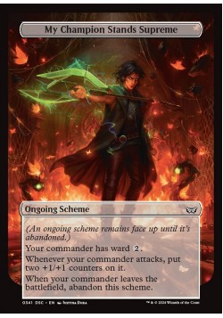 My Champion Stands Supreme