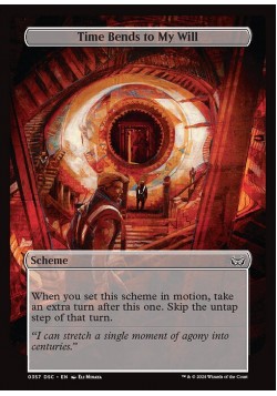 Time Bends to My Will