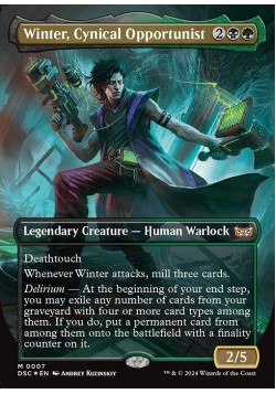 Winter, Cynical Opportunist