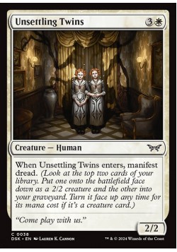 Unsettling Twins