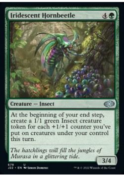 Iridescent Hornbeetle