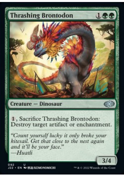 Thrashing Brontodon
