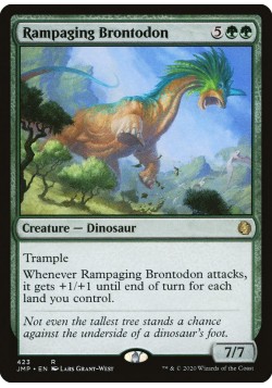 Rampaging Brontodon